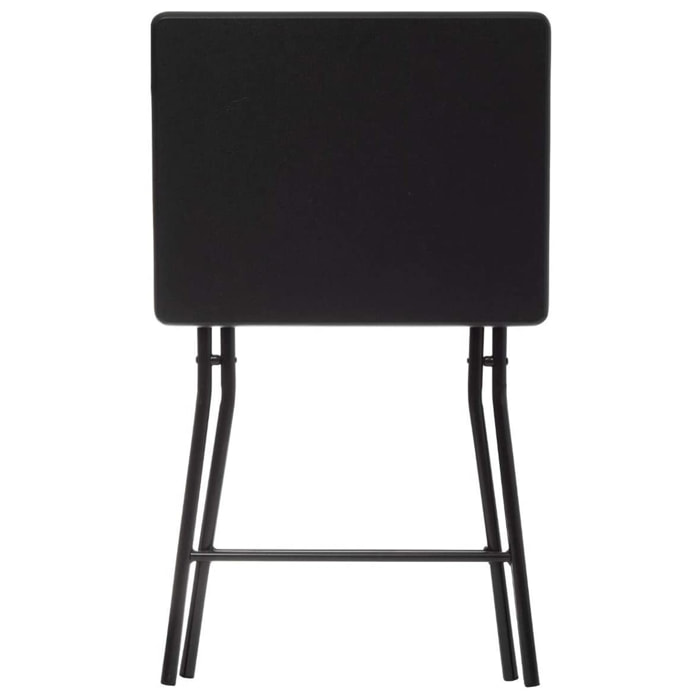 Mesa Plegable 48 X 38 cm Negro H 64