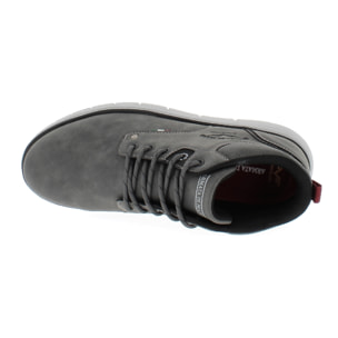 Armata di Mare Scarpe Uomo Stivaletti Casual Stringati con Soletta Rimovibile in Memory Foam AMU W24L633 Grey