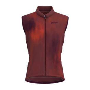 Nbl Flux – Gilet Coupe-Vent Unisexe - Bourgogne - Unisex