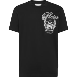 PHILIPP PLEIN Camiseta de cuello redondo y manga corta SKULL