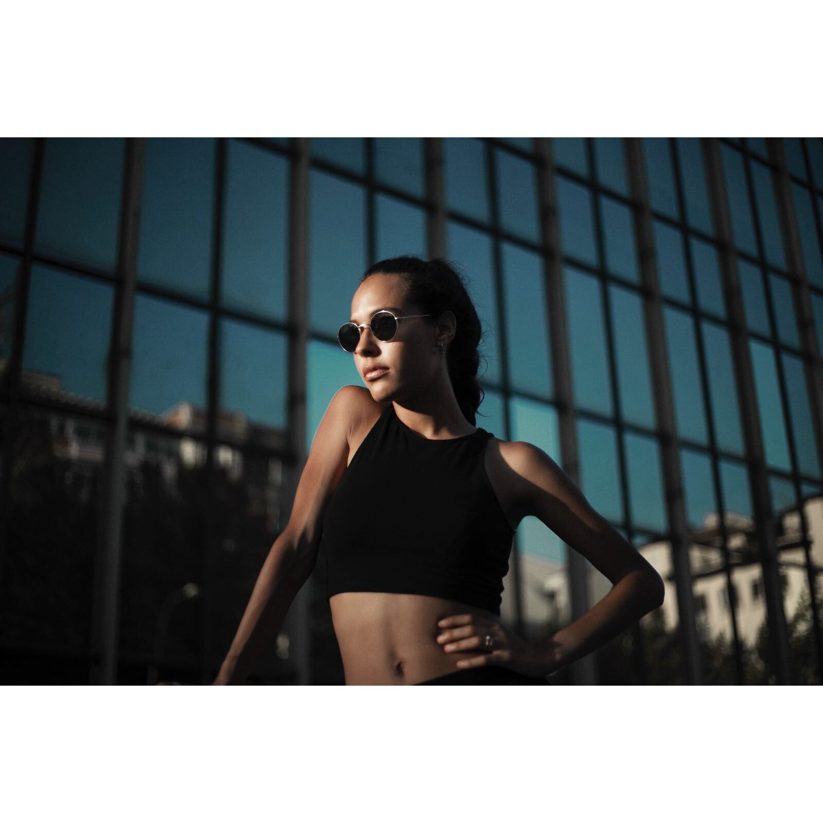 Gafas de sol OCEAN TOKYO - Dorado brillante / Marrón transparente