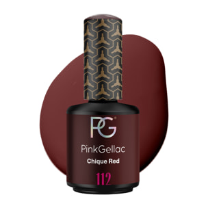Pink Gellac - 112 Chique Red Gellak 15ml - Rode Gelnagellak - Gelnagels producten - Gel Nails - Gelnagel