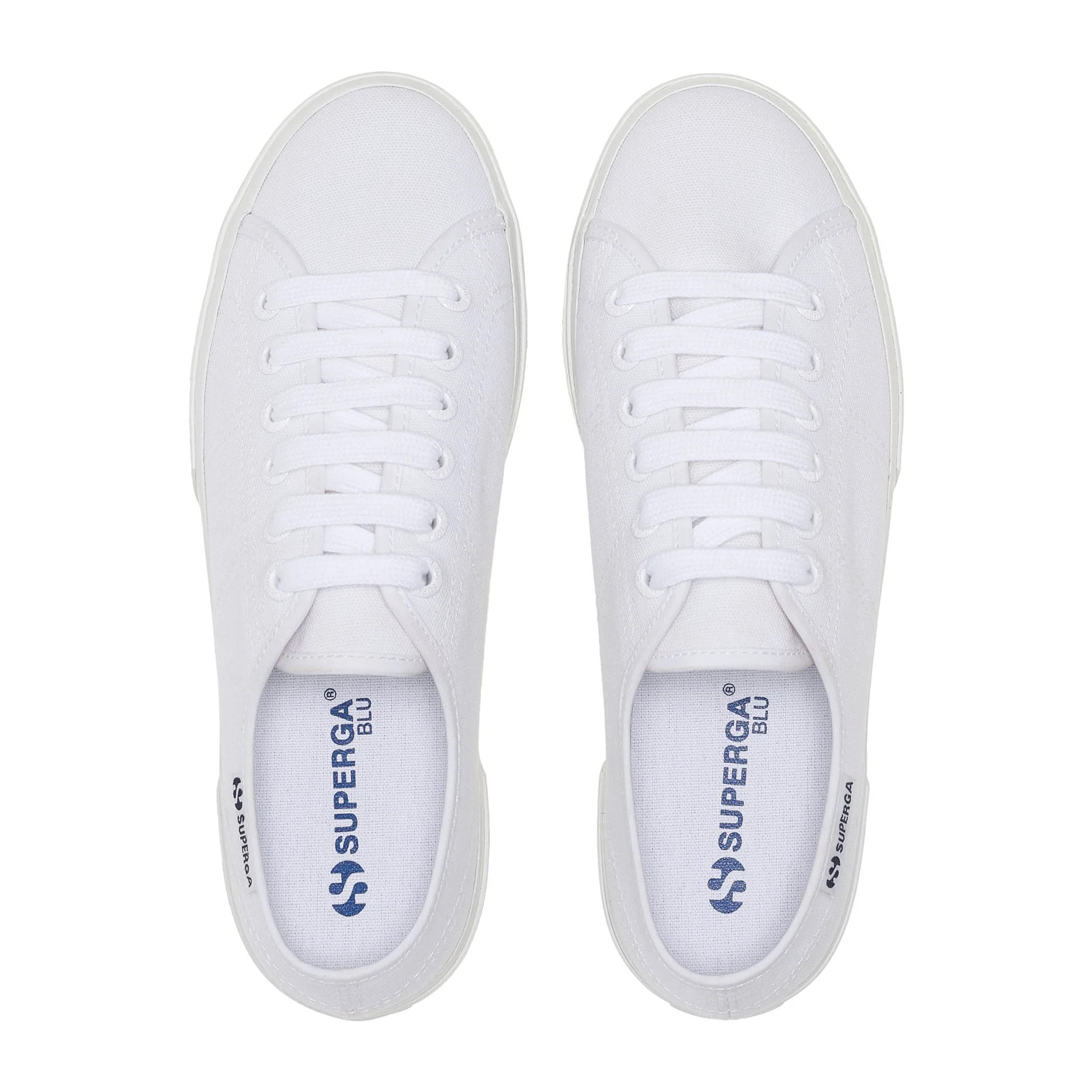 Superga - Scarpe da donna Donna Bianco - 3740 Platform Ceramic Print Leggera