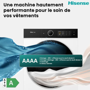 Lave linge séchant hublot HISENSE WD5I1245BWRH