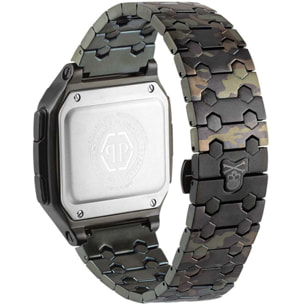 Reloj Philipp Plein PWHAA0921 Hombre Digital Cuarzo con Correa de Acero inoxidable
