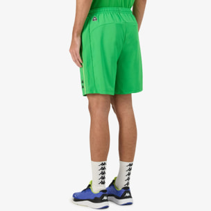 Pantaloni Corti Kappa Uomo Kombat Padel Fivio Verde