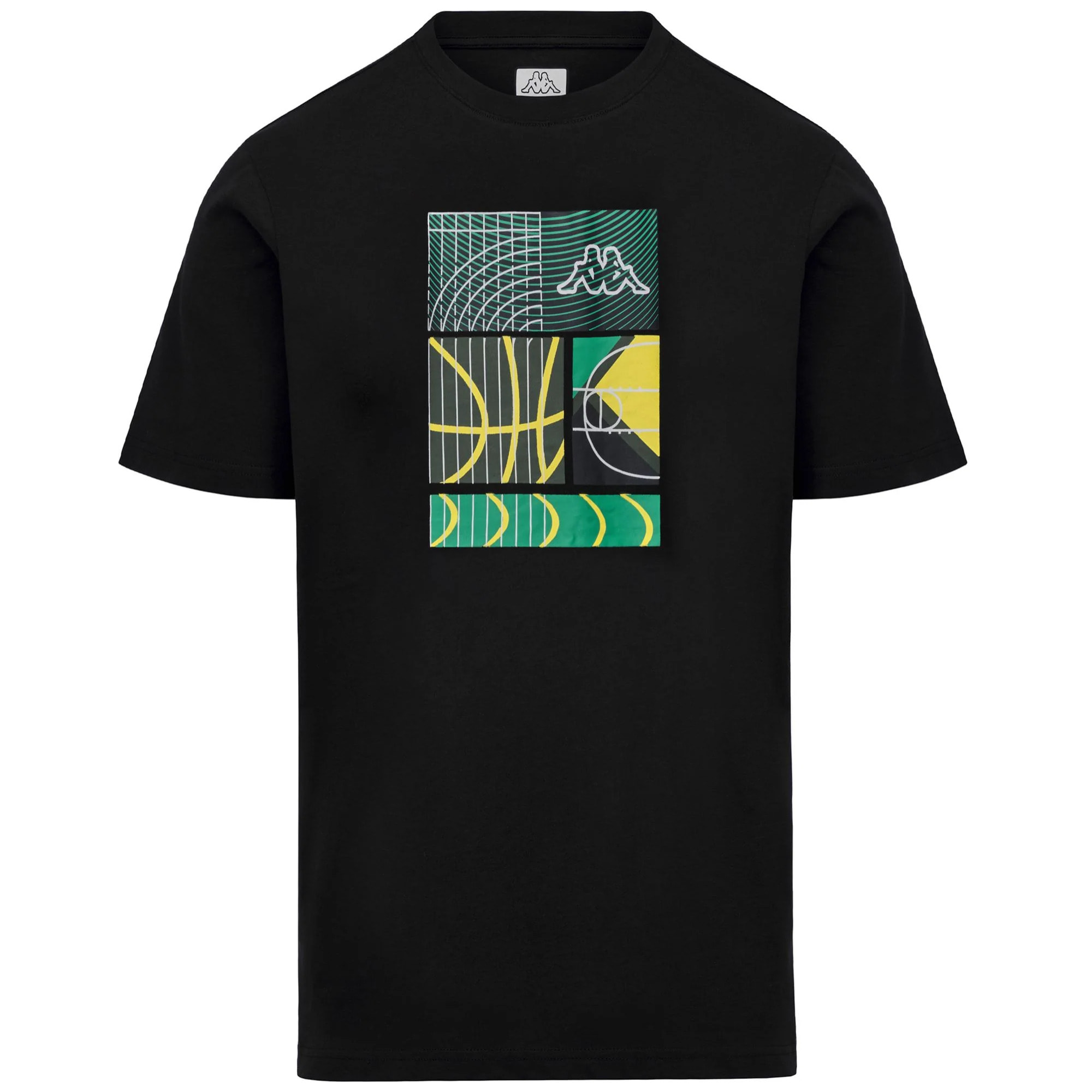 T-Shirts & Top Kappa Uomo Logo Ipop Nero