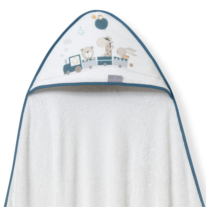 Capa de Baño Don Algodón Bambú Jirafa Tren
