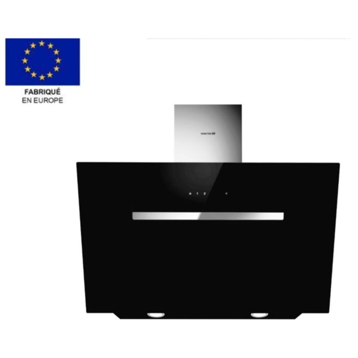 Hotte décorative murale inclinée ESSENTIELB EHDD 914ni