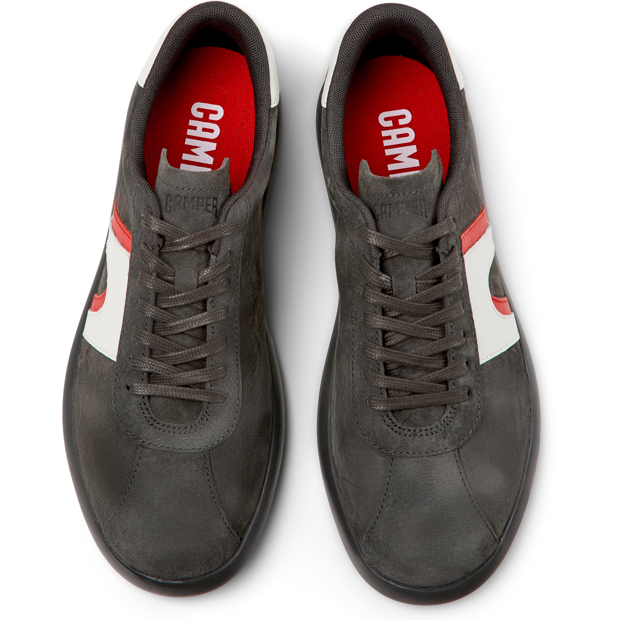 Sneakers - CAMPER Pelotas Soller - Grigio - Pelle nabuk