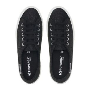Le Superga Donna Nero 3750 Jersey Lame Leggera
