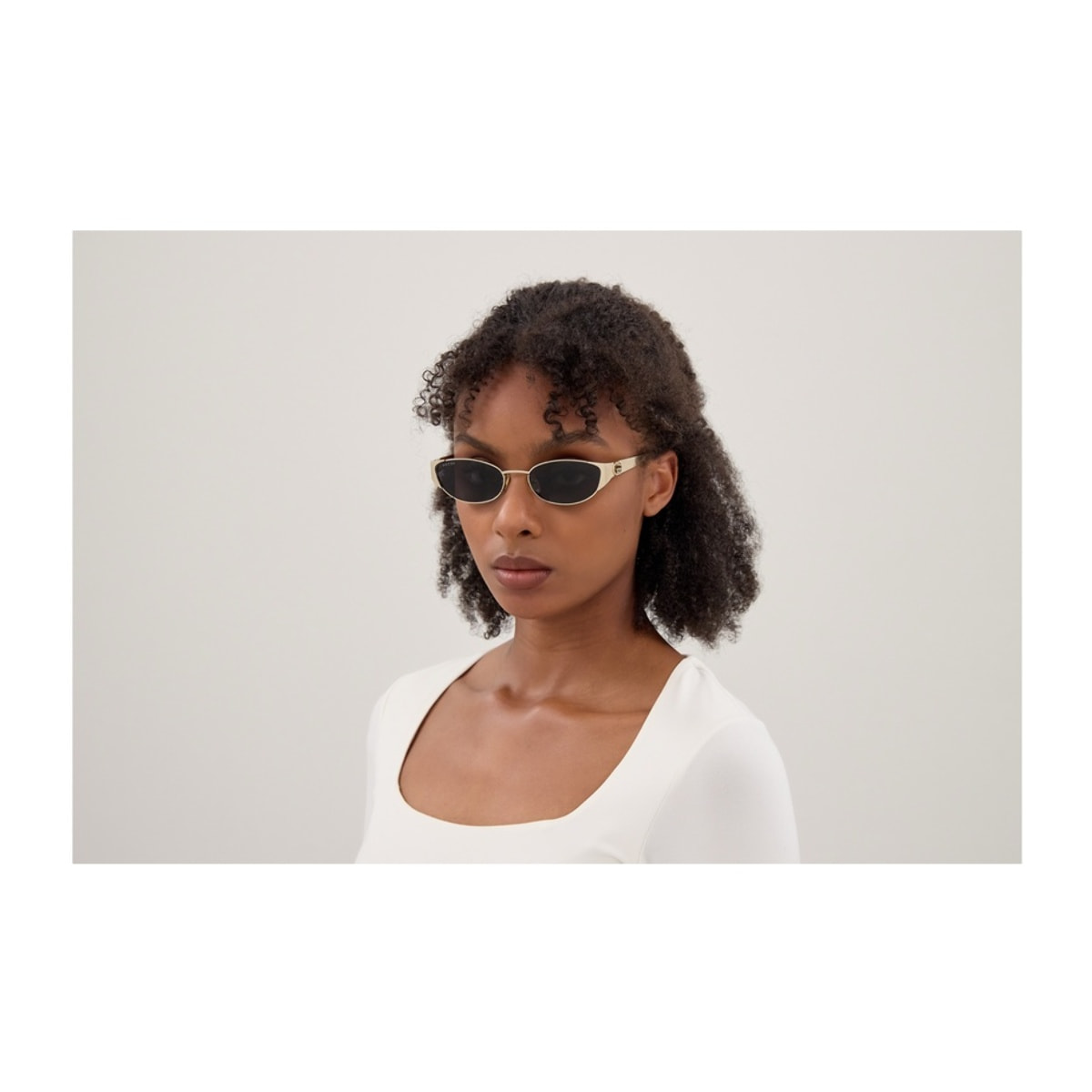 Gafas de Sol Gucci GG2197S-001 de Metal Mujer 55 mm