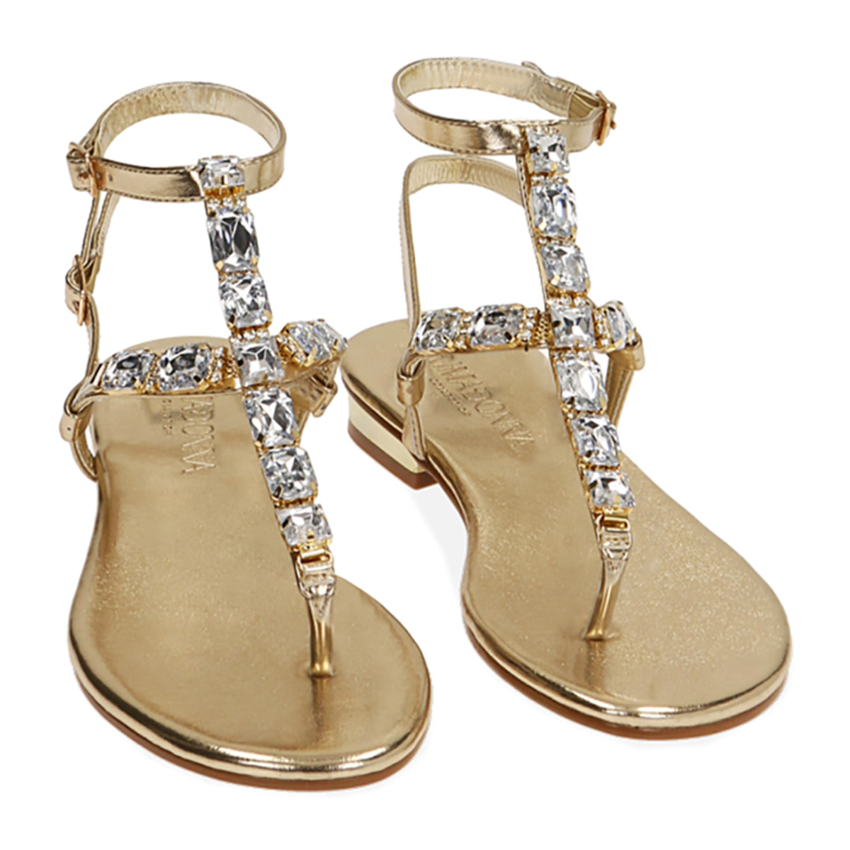 Sandali infradito oro