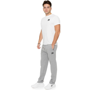 Pantalone sportivo invernale da uomo senza polsino con logo piccolo "Basic"