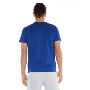 Camiseta básica de manga corta para hombre con logo pequeño