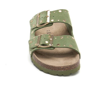 SANDALIA BABUNKERS VERDE