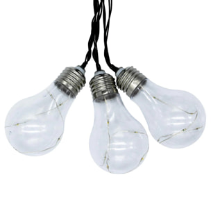 Guirlande solaire 10 ampoules FANTASY STAR SOLAR 3.75M