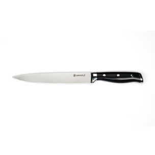 Couteau à trancher noir 33cm - "Essentials"
