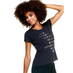 T-shirt Leone donna con maniche corte Leisure