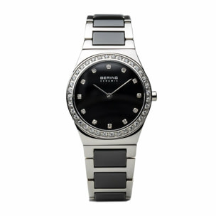 Reloj Bering 32430-742 Mujer Analogico Cuarzo con Correa de Ceramica