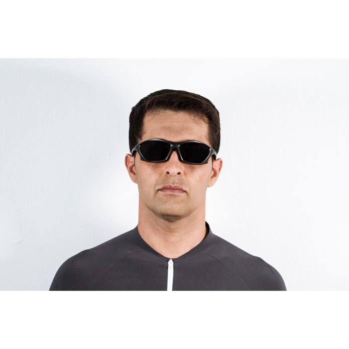 Gafas de deportes acuáticos OCEAN LAKE GARDA - Negro mate / Ahumada