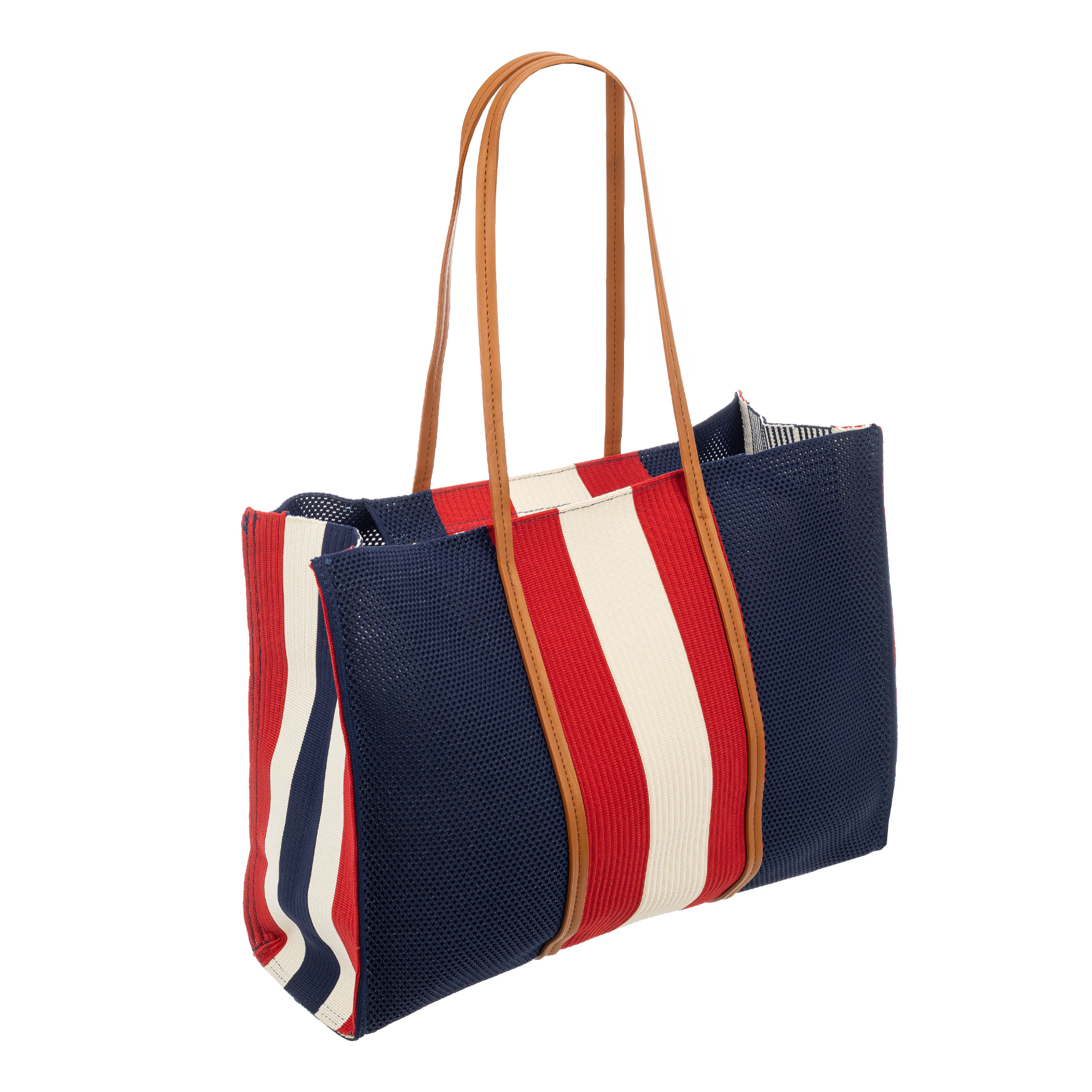 Borbore Bolso shopper Mujer. Fabricado en rafia sintética entrelazada.