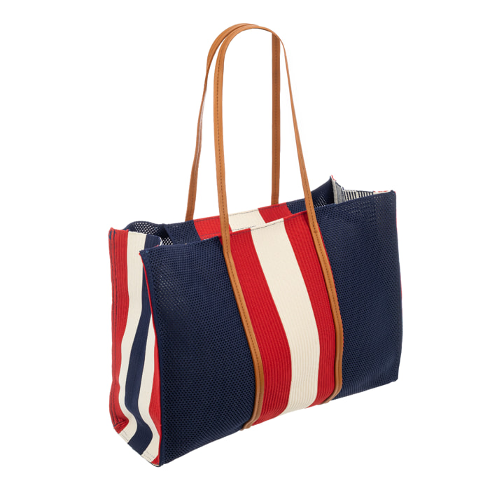 Borbore Bolso shopper Mujer. Fabricado en rafia sintética entrelazada.