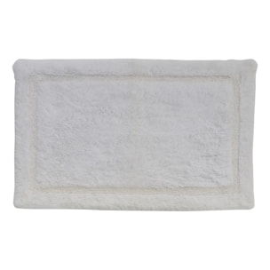 Tapis de bain fluffy Colorama 50x75cm blanc