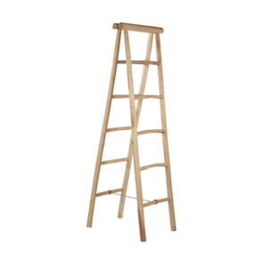Échelle porte-serviettes en teck clair 5 niveaux H. 180 cm – SANKA