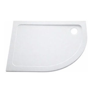 Receveur douche antidérapant Flight Low quart de rond