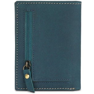 Cartera Hombre Piel Skpat Vintage Azul