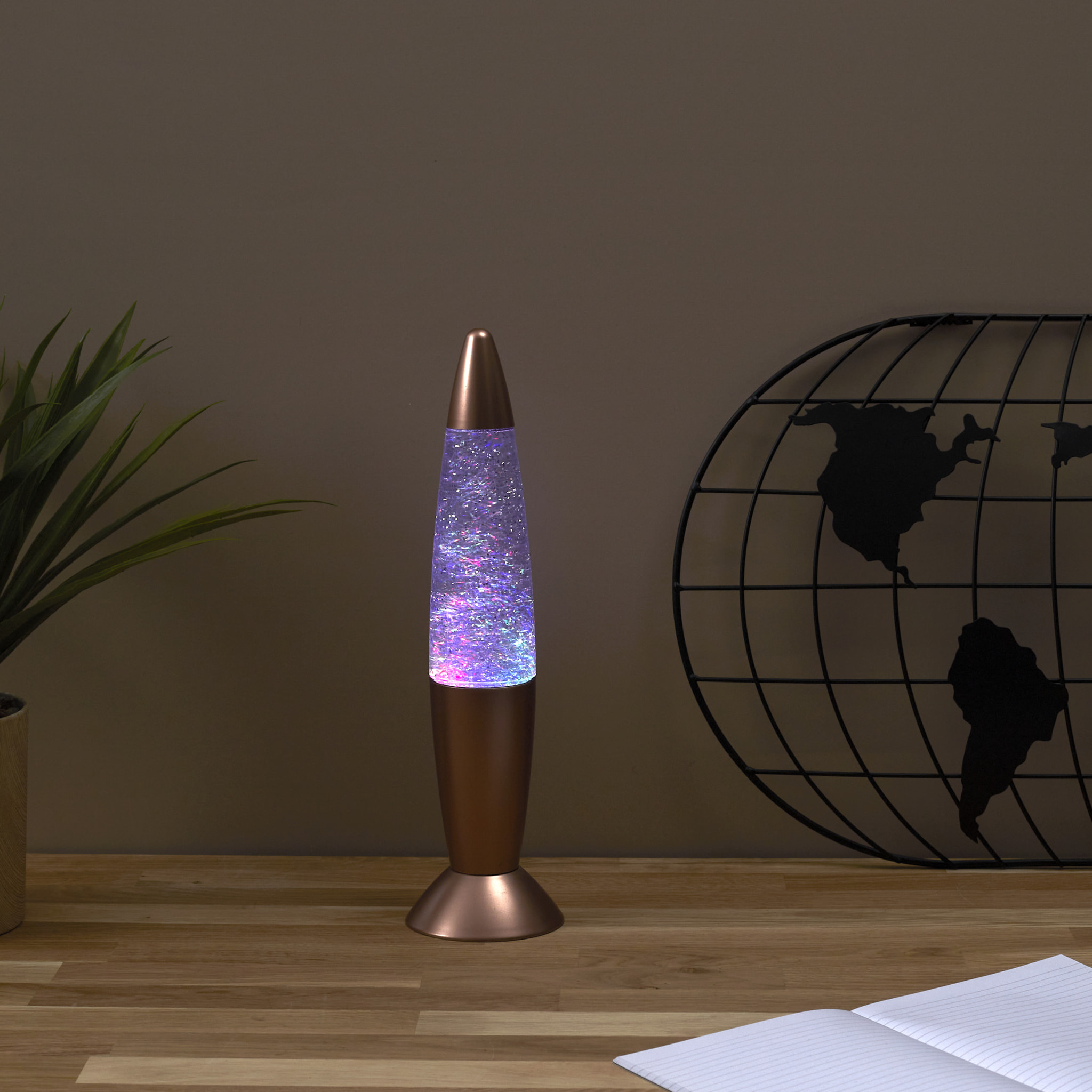 Lampe Deco A Paillettes H9.5cm