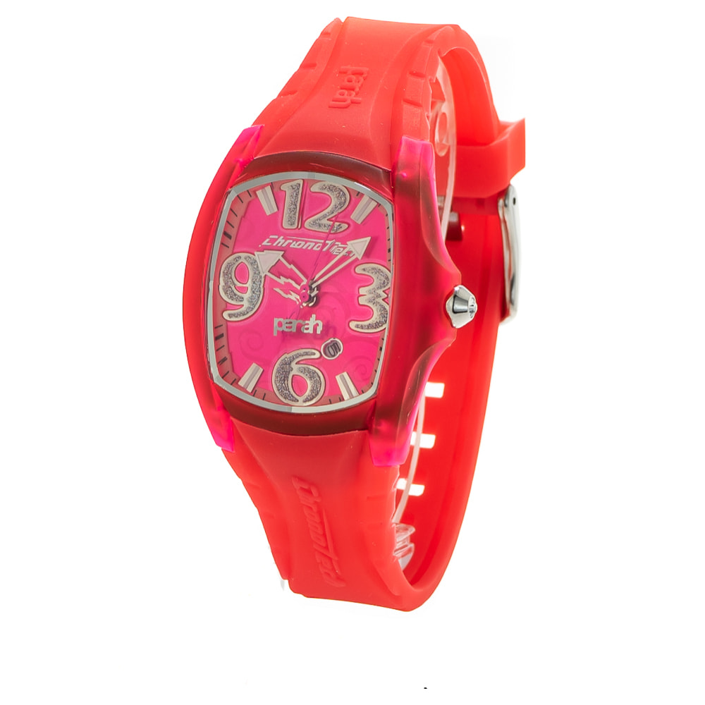 Reloj Chronotech CT7134L-10 Mujer Analogico Cuarzo con Correa de Caucho