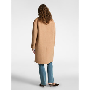Elena Mirò - Cappotto midi in lana - Beige
