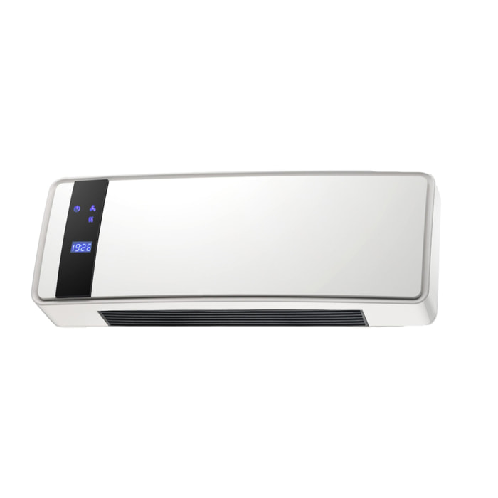 Calefactor Cerámico mural 2000 W 3 modos de funcionamiento con mando a distancia y temporizador HOTI M65 PURLINE