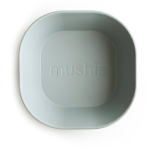 Mushie Pack Dos Bols Cuadrados Solid