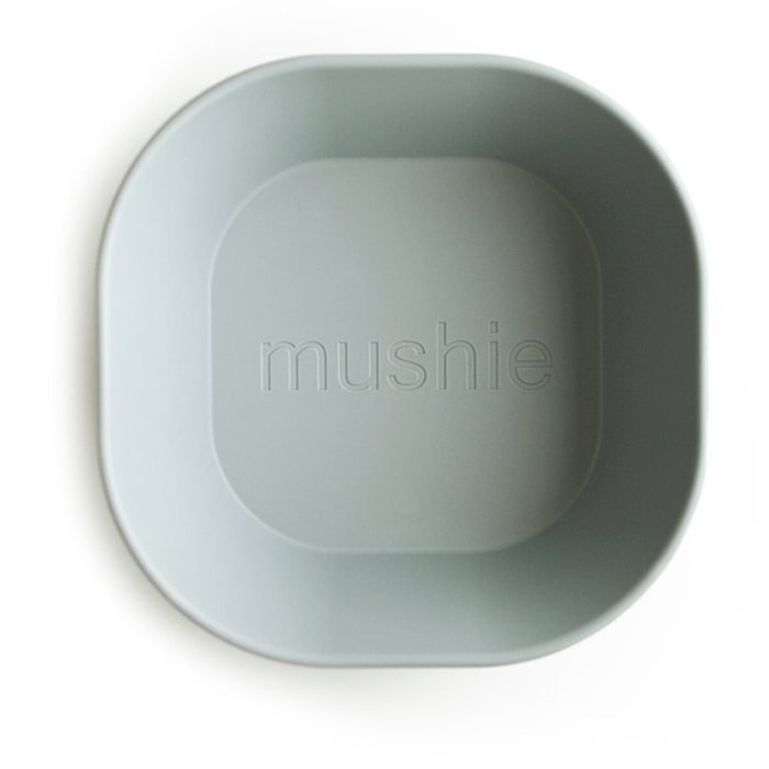 Mushie Pack Dos Bols Cuadrados Solid