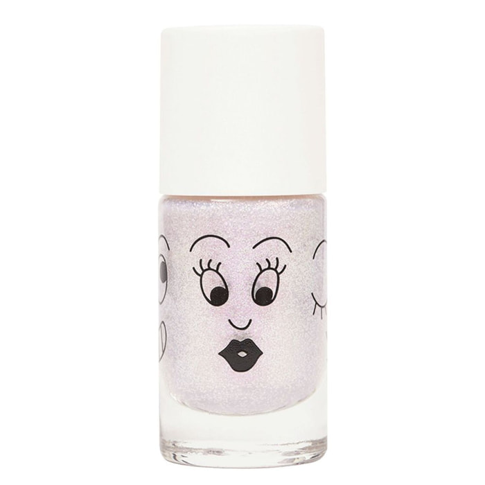 Lovely City - Coffret Vernis Pailleté Rose Nacré + Brillant à Lèvres Mûre