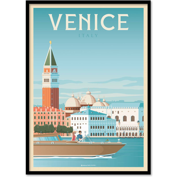 Affiche - Venice - Olahoop Travel Posters
