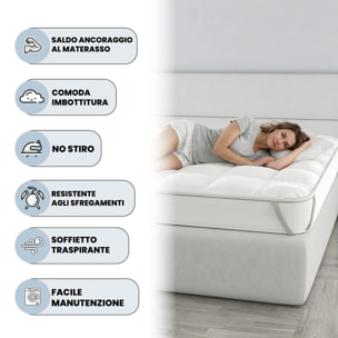 TOPPER BASIC TRAPUNTATO CON ELASTICI