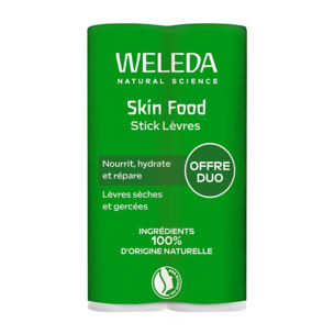 WELEDA - Duo Skin Food Stick Lèvres 2x4,8 g