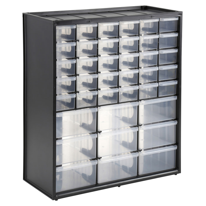 Boîte de rangement polyvalente avec 39 tiroirs