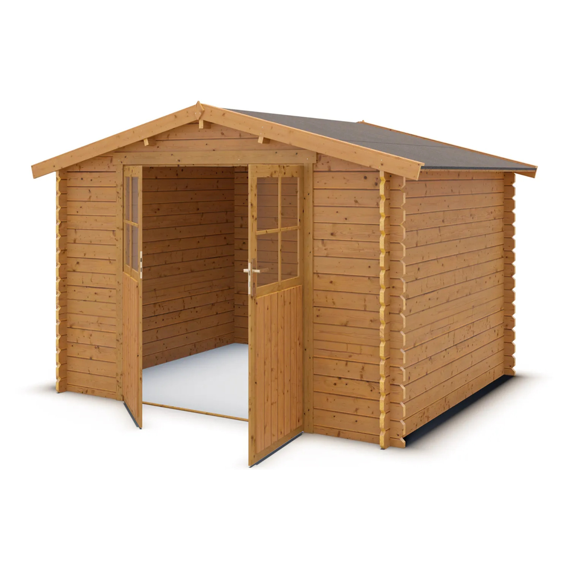 Abri de jardin Honos - bois marron - 7 m²