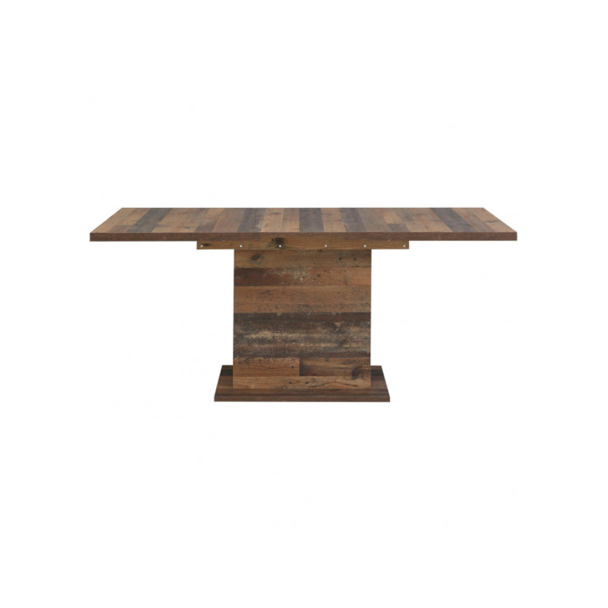 Table extensible en bois L160/200cm effet bois vieilli - FRED