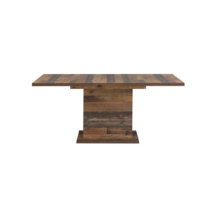 Table extensible en bois L160/200cm effet bois vieilli - FRED
