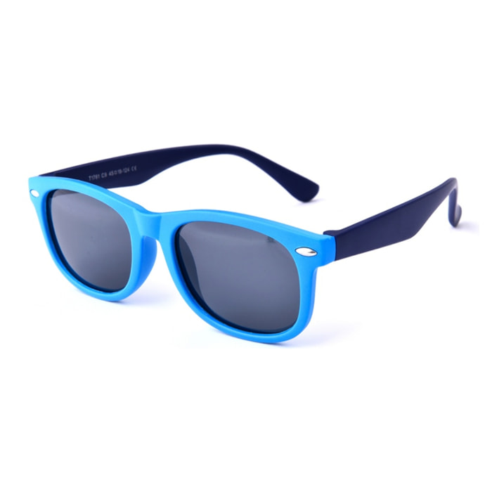 Gafas de Sol Sexton PK131-4 - BLUE Polarizadas de Silicon Gel Infantil 41 mm