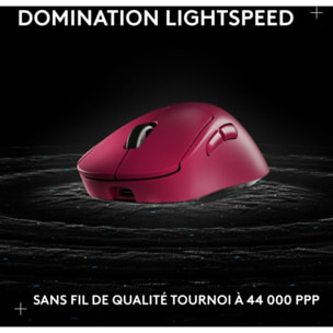 Souris Gamer Sans Fil LOGITECH Pro X SUPERLIGHT 2 DEX LIGHTSPEED ROSE
