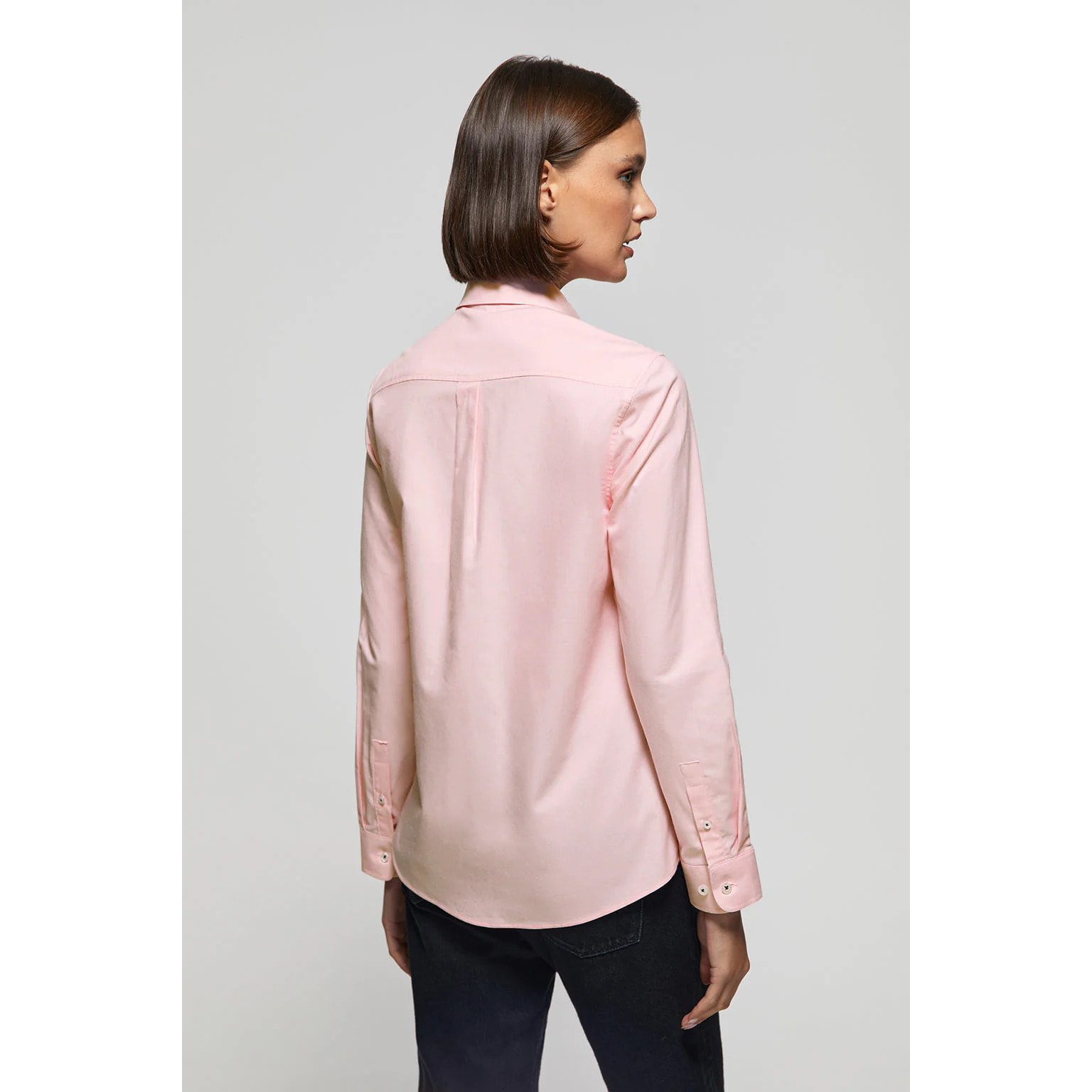 Camicia Oxford Regular fit rosa con logo Rigby Go