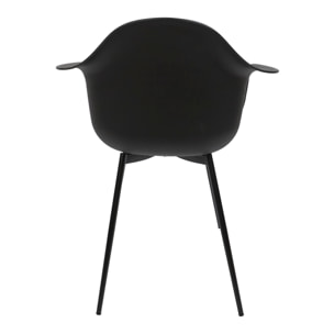 Fauteuil Gustav Noir - Lot De 4