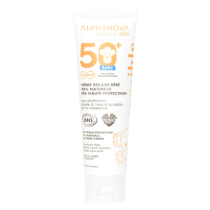 Bébé SPF50+ - Crème Solaire Bébé 100% Naturelle Bio